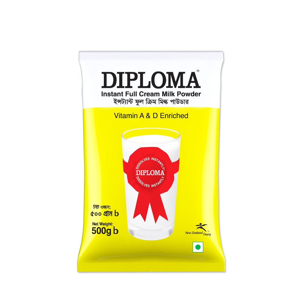 Diploma Instant Full Cream Milk Powder 500 GM